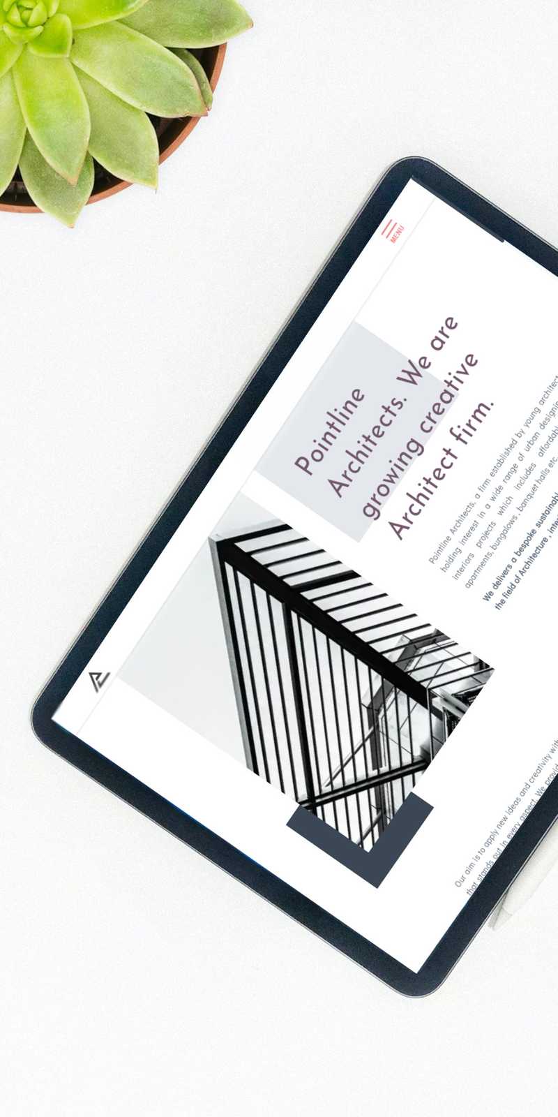 Pointline Ipad Mockup